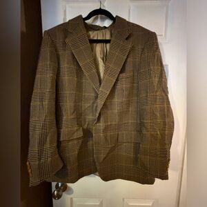 Barney’s New York Plaid Blazer